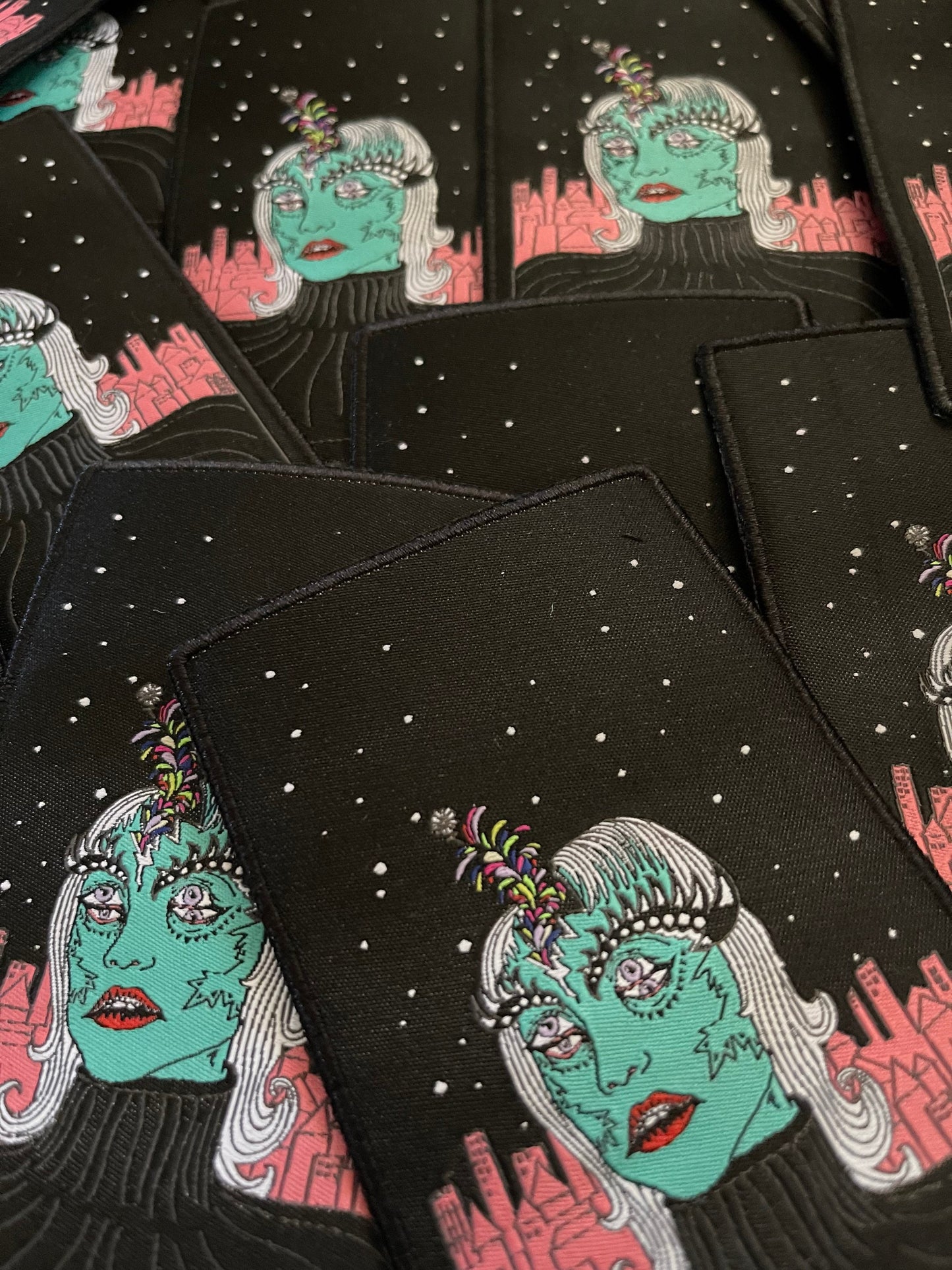 Seeing Double woven patch