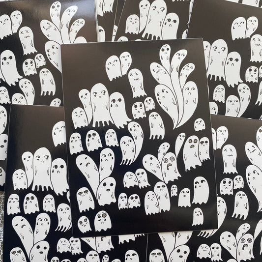Boo 4" vinyl sticker