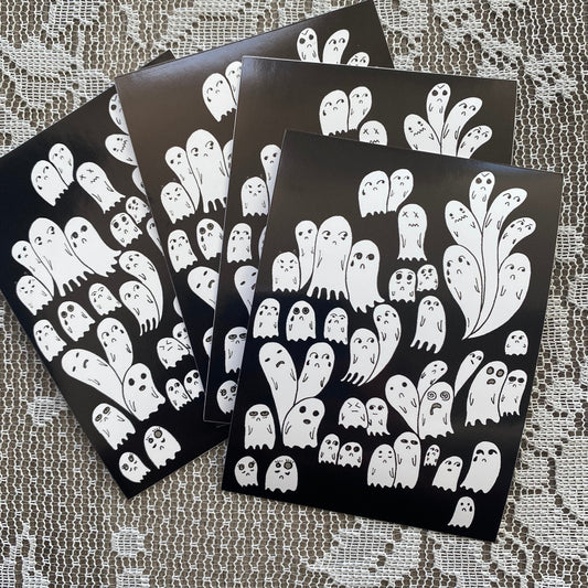 Boo 4" vinyl sticker