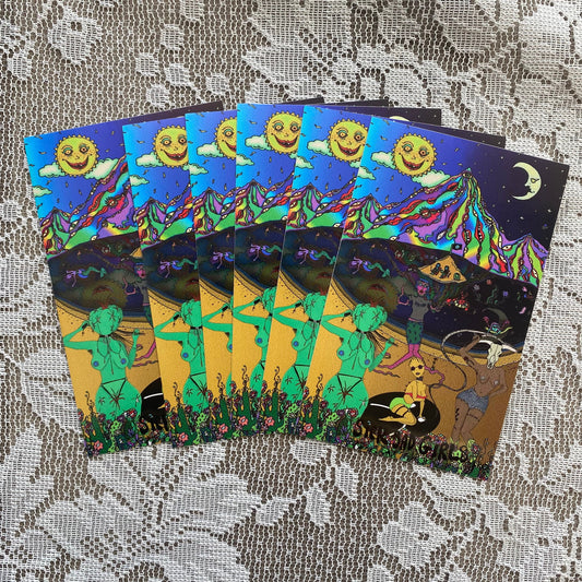 sick sad girl’s vinyl sticker