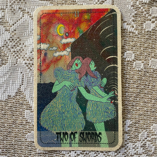 Two of Swords Canvas Patch