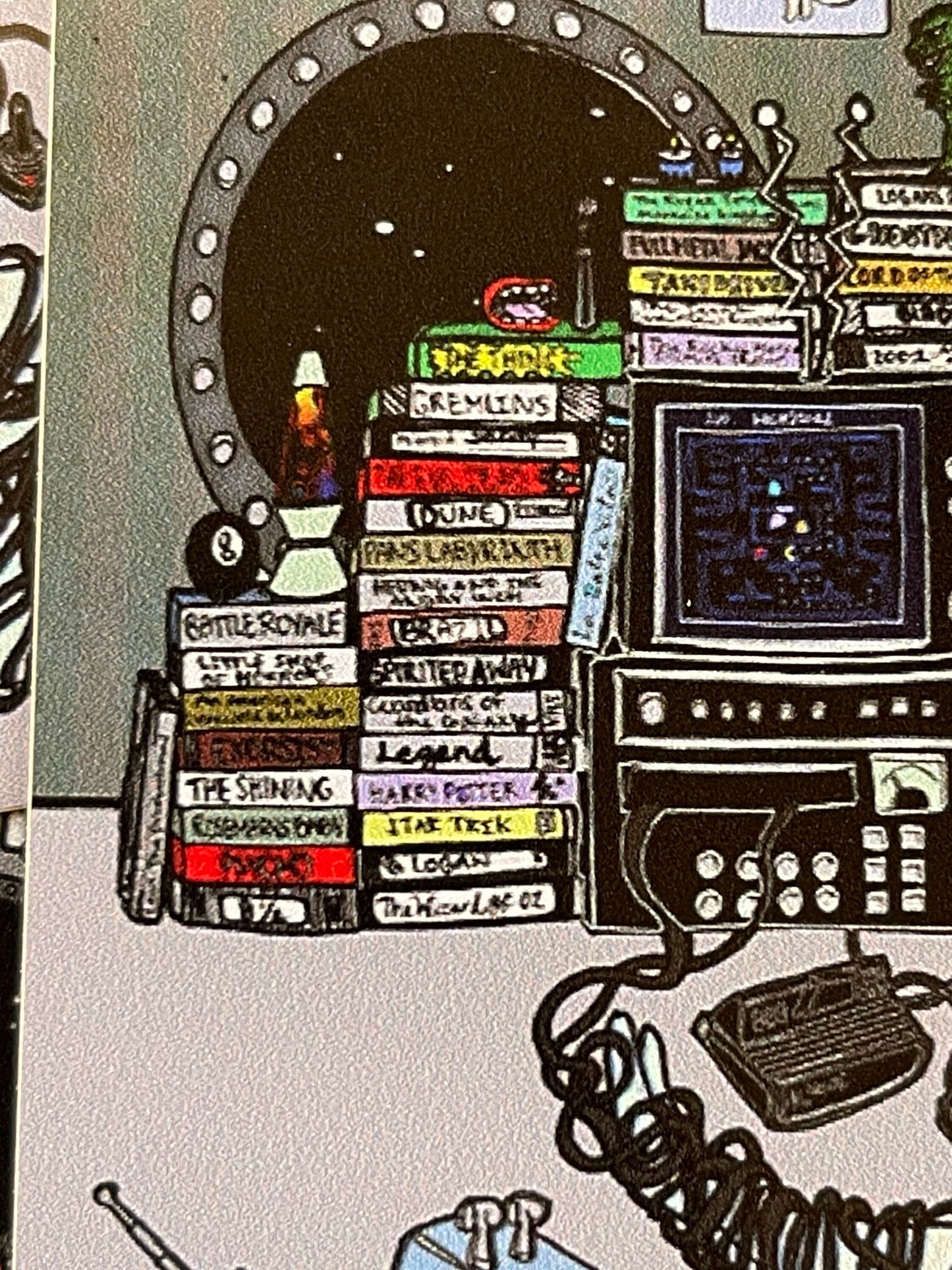 Tangled in VHS 4" vinyl sticker