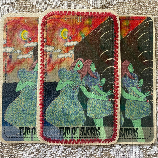 Two of Swords Canvas Patch