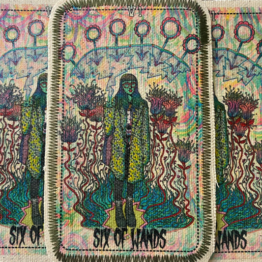 Six of Wands Canvas Patch