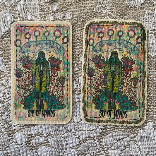 Six of Wands Canvas Patch
