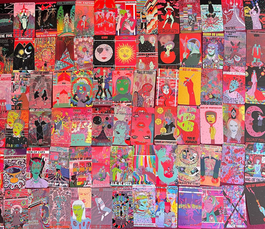 Damaged ~ Mars Power tarot deck