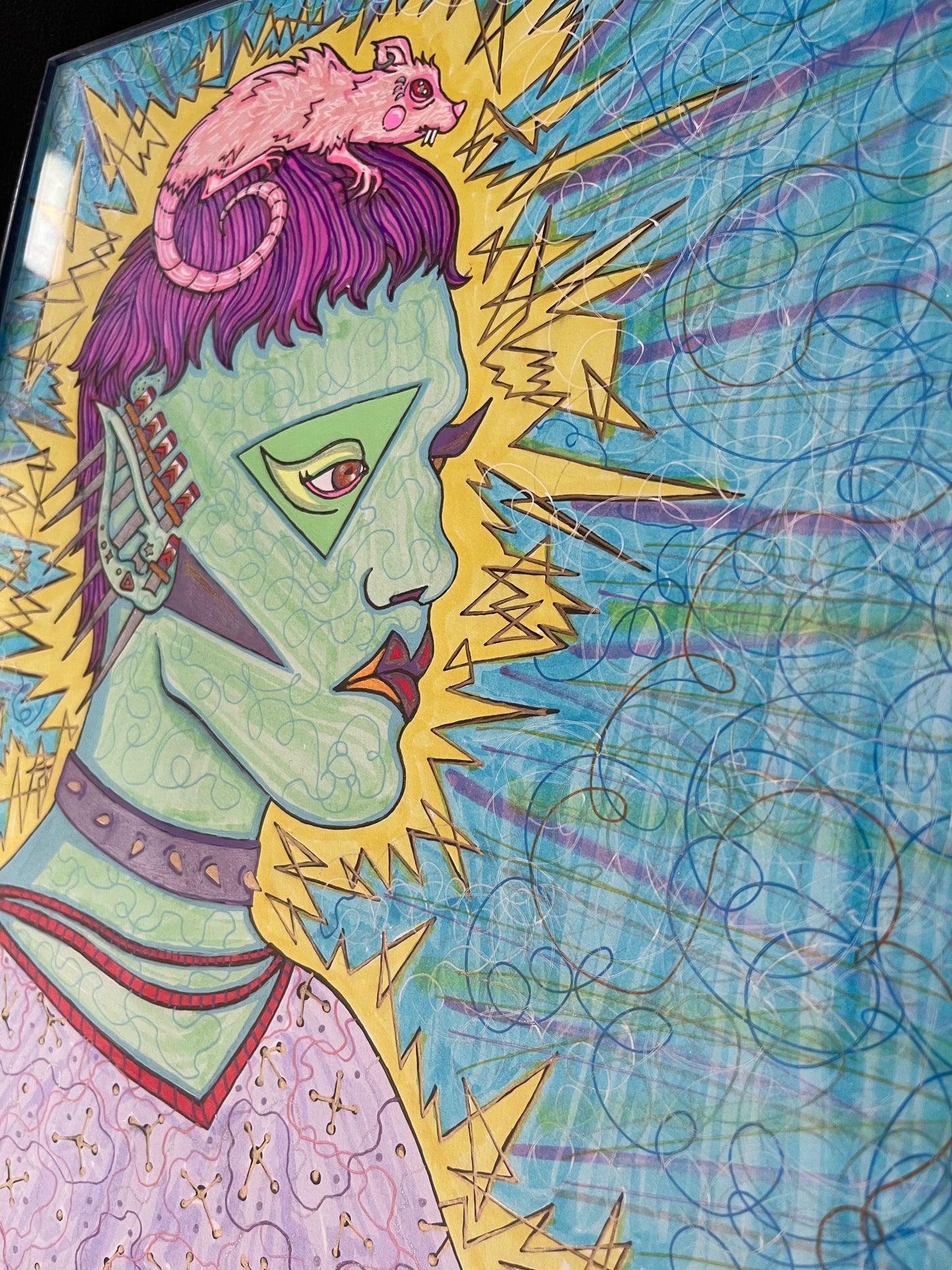 Six of Swords ~ Original Drawing