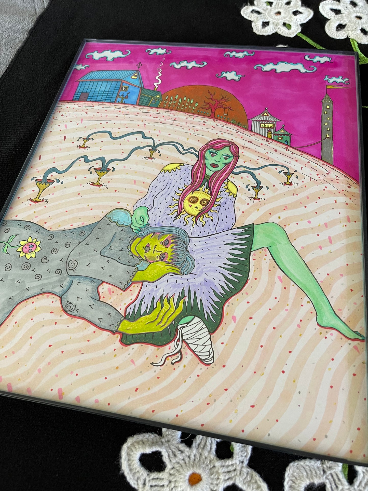 Six of Cups ~ Original Drawing