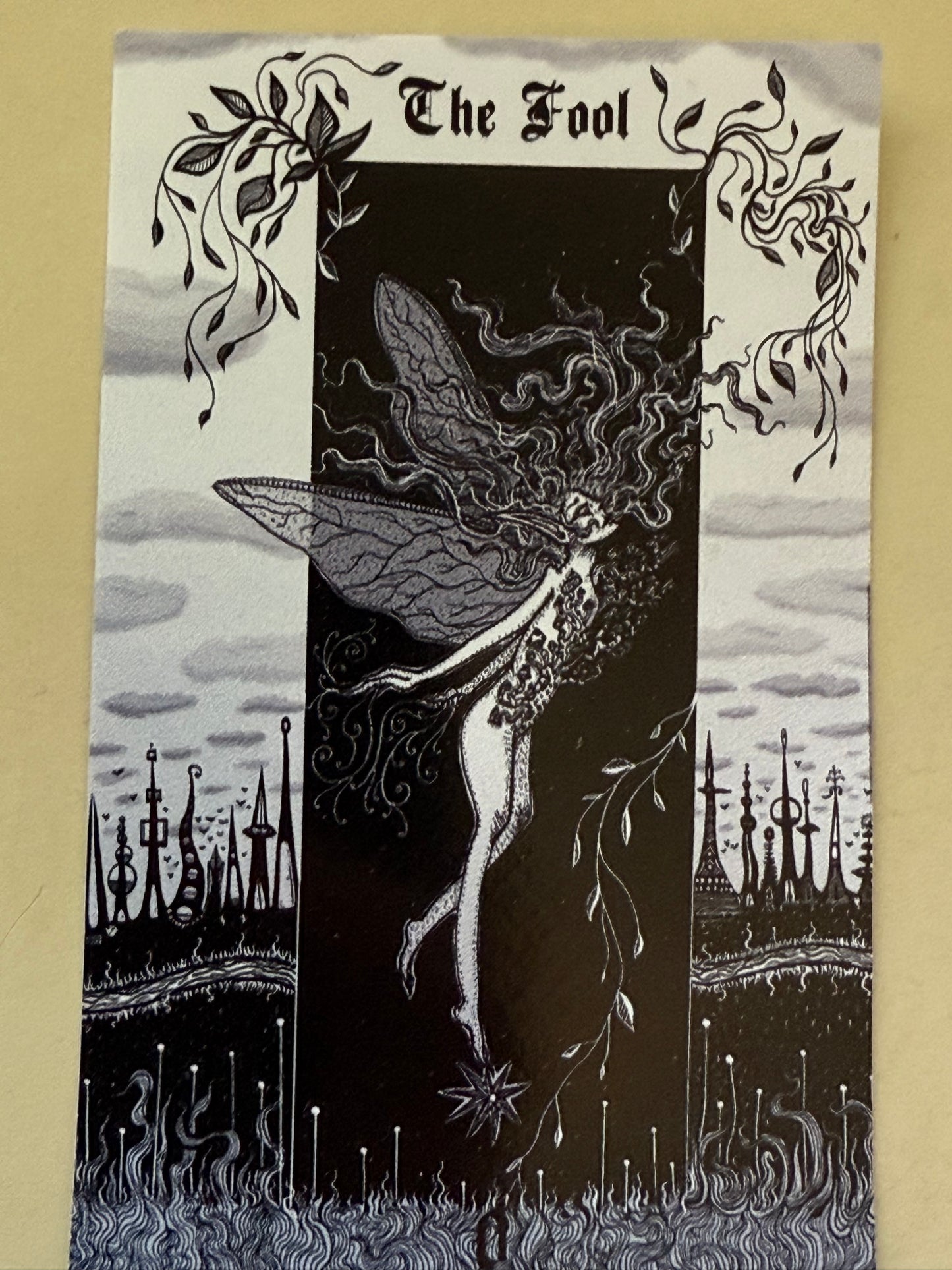 The Fool from Neptune Power Tarot Vinyl Sticker