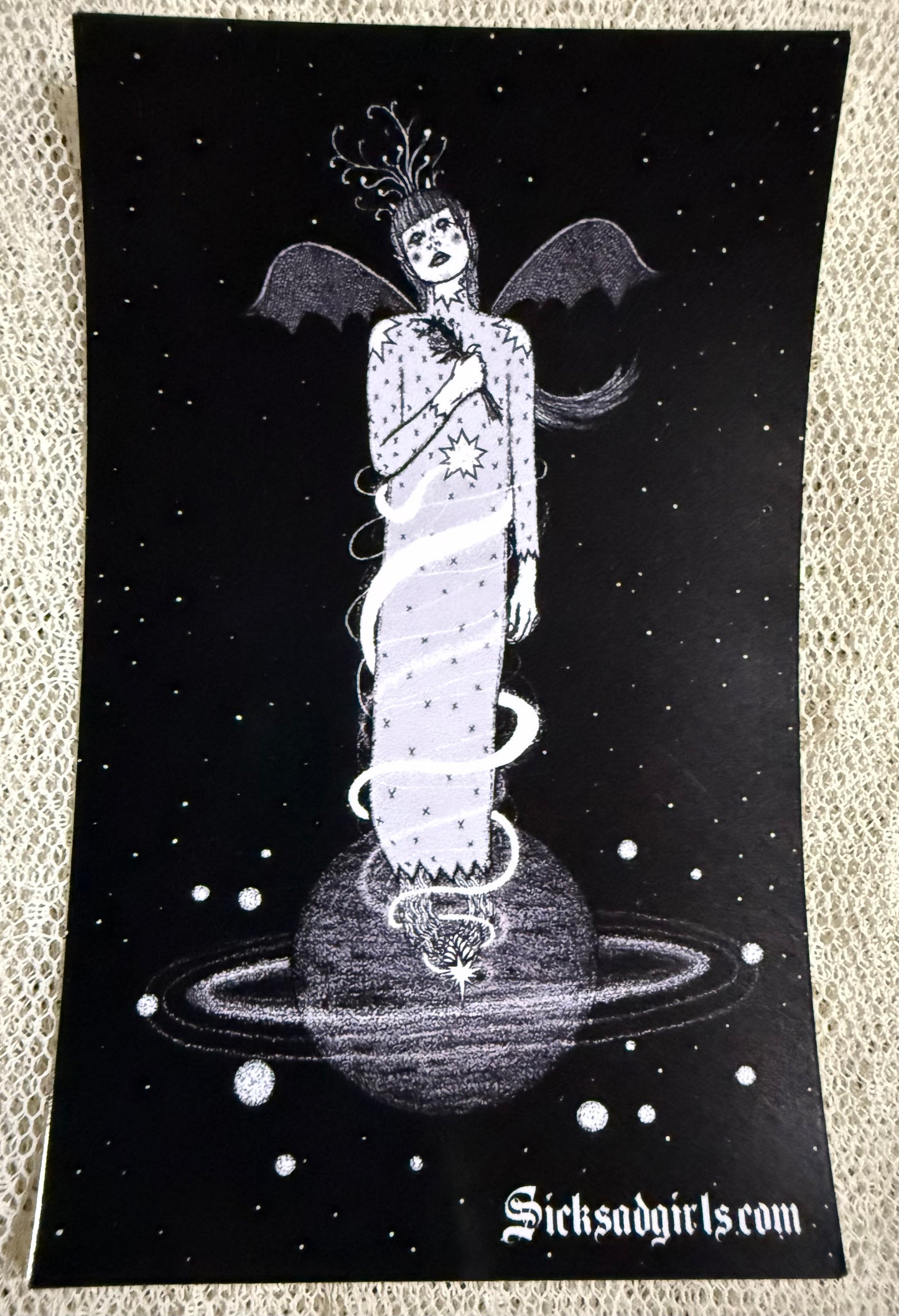 Neptune Power Tarot 4” Vinyl Sticker