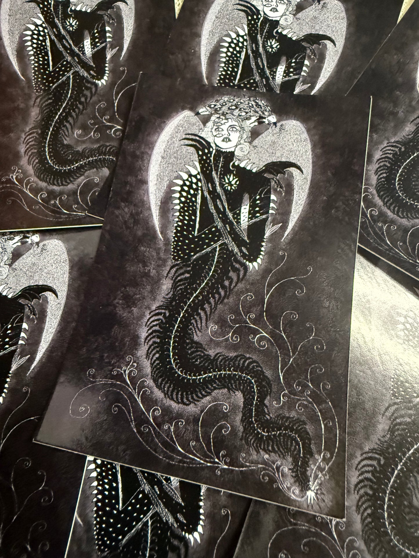 Chimera from Neptune Power Tarot 4” Vinyl Sticker