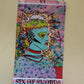 Six of Swords from Mars Power Tarot Vinyl Sticker