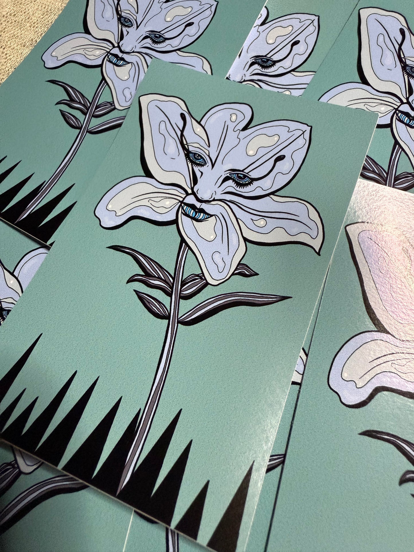 Flower from Jupiter Power Tarot 4” Vinyl Sticker