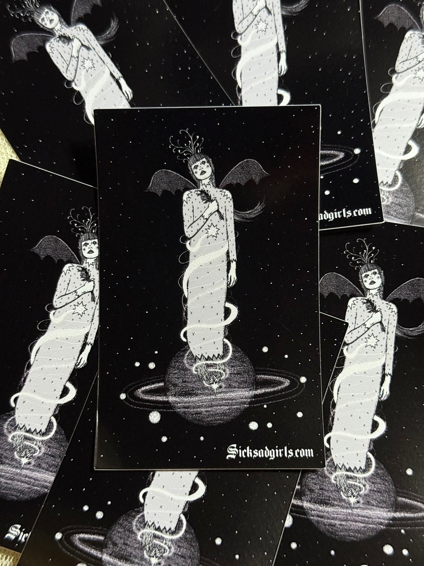 Neptune Power Tarot 4” Vinyl Sticker