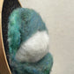 Wool felted eyeball