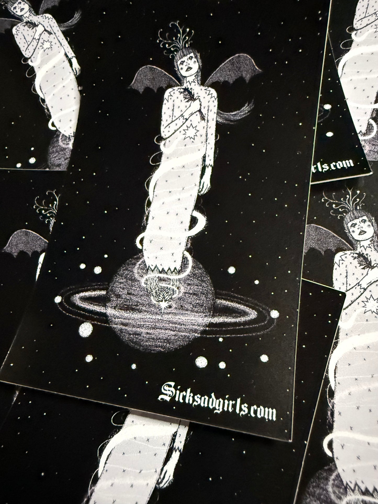 Neptune Power Tarot 4” Vinyl Sticker