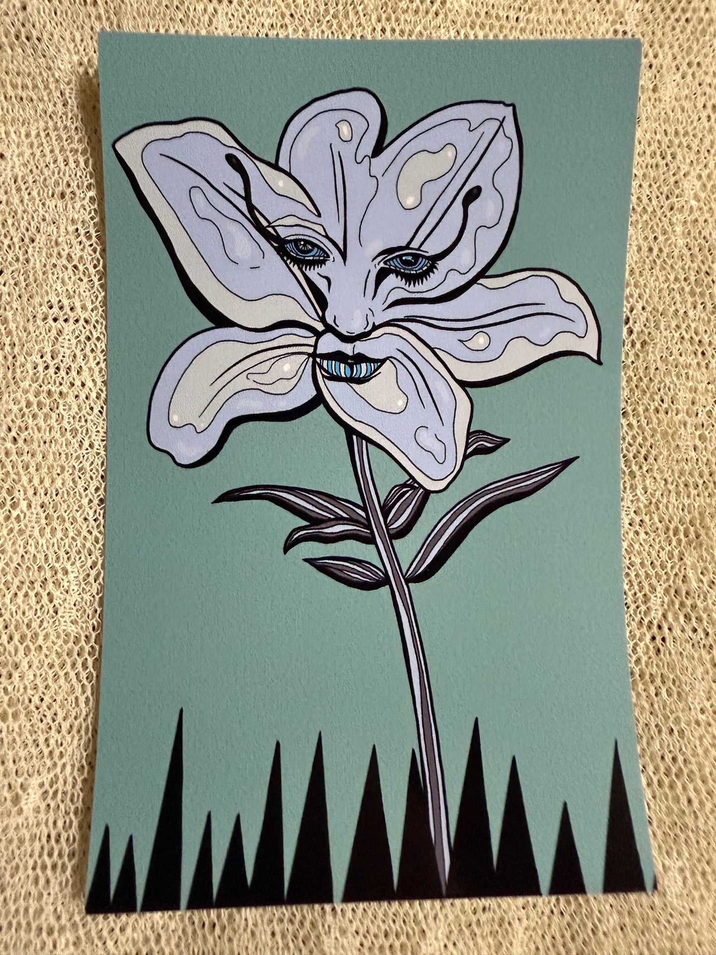 Flower from Jupiter Power Tarot 4” Vinyl Sticker