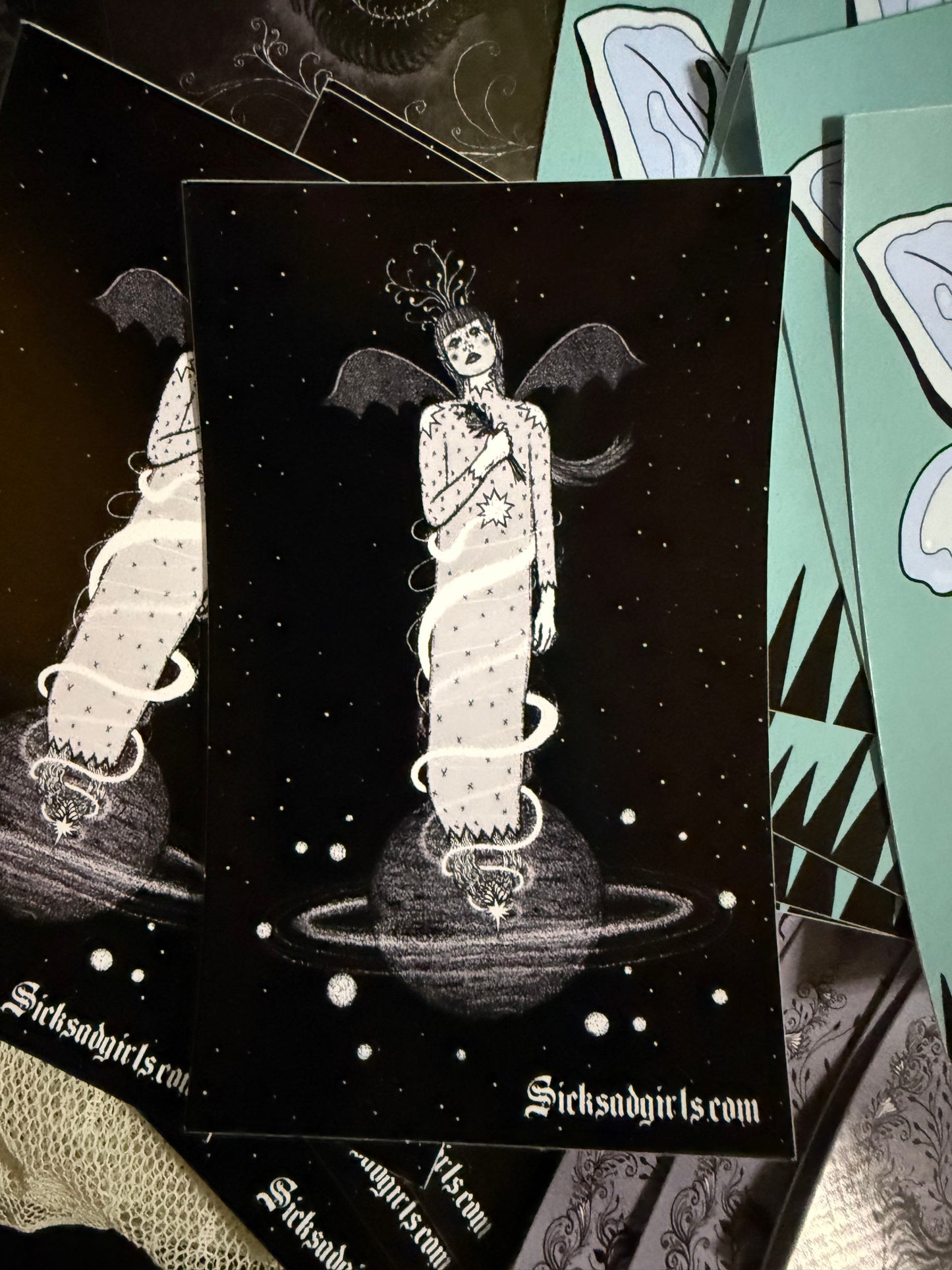 Neptune Power Tarot 4” Vinyl Sticker