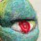 Wool felted eyeball