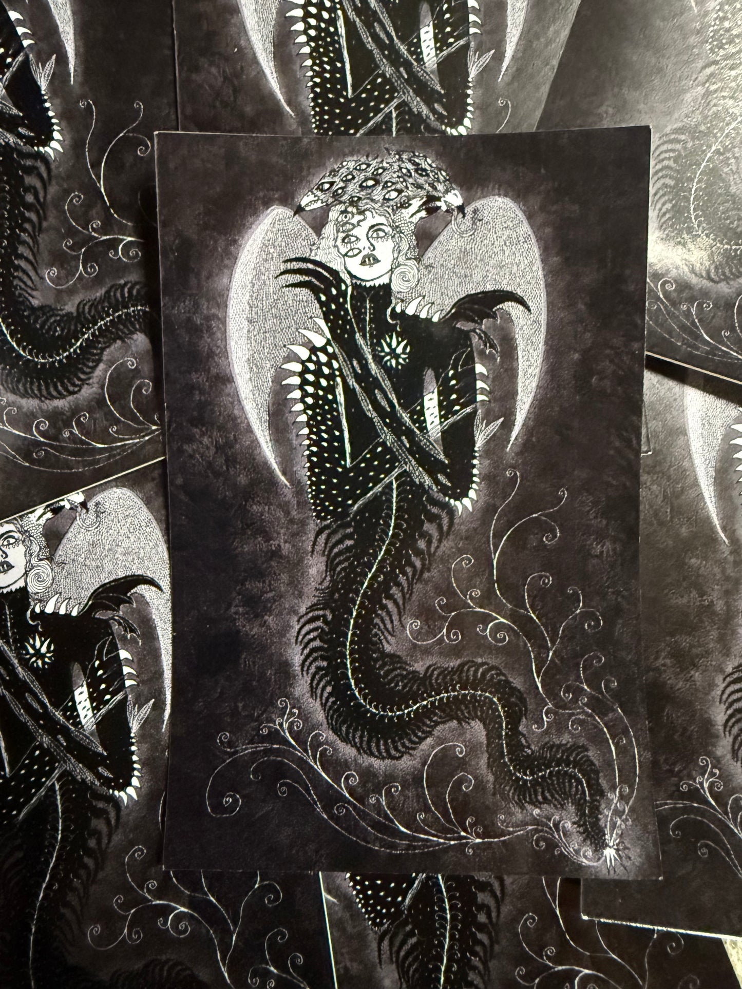 Chimera from Neptune Power Tarot 4” Vinyl Sticker