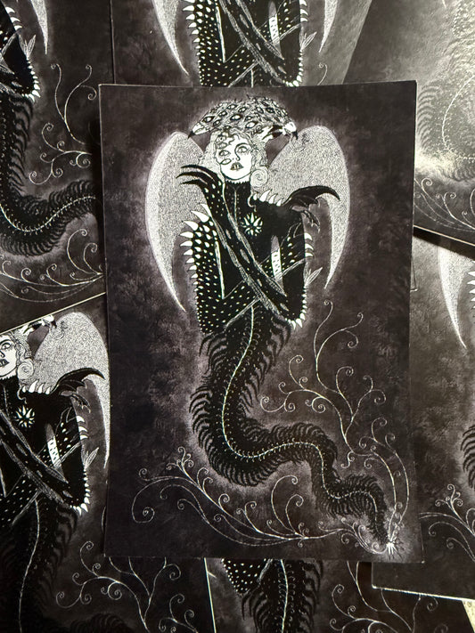 Chimera from Neptune Power Tarot 4” Vinyl Sticker