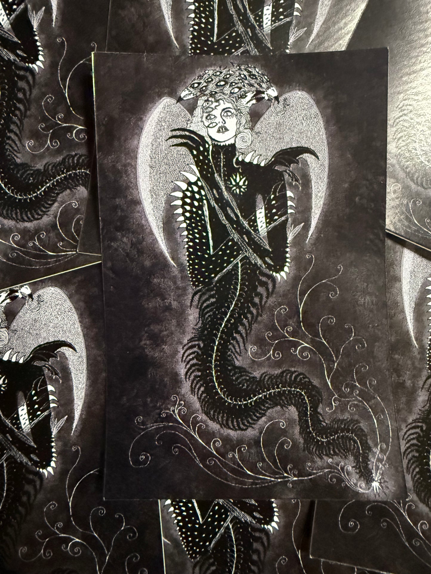 Chimera from Neptune Power Tarot 4” Vinyl Sticker