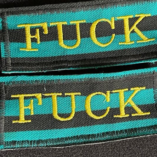 Fuck Embroidered Patch