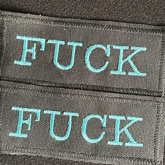 Fuck Embroidered Patch