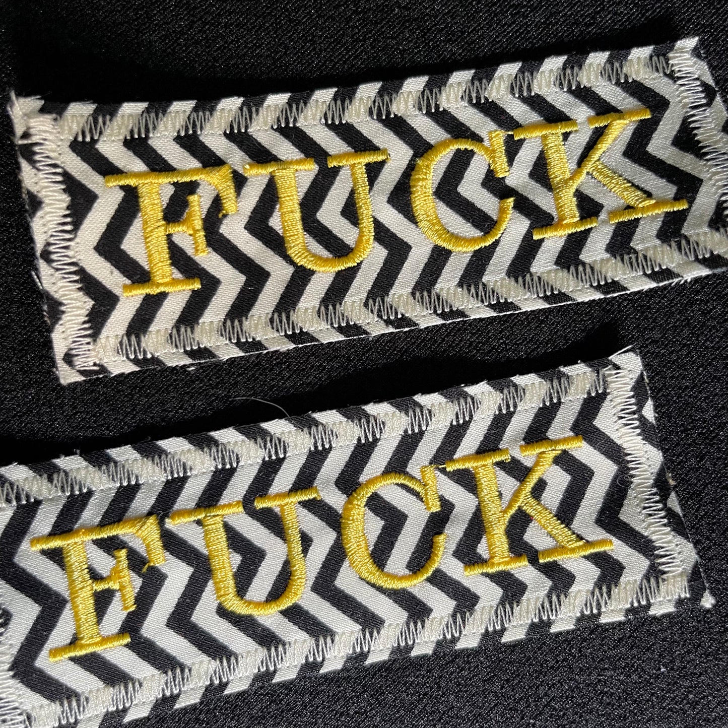 Fuck Embroidered Patch