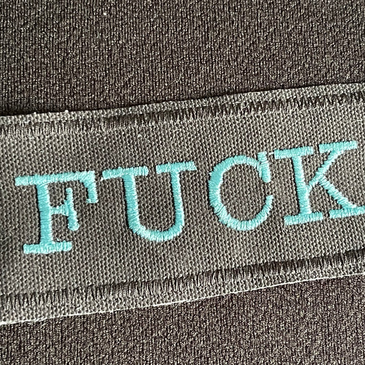 Fuck Embroidered Patch