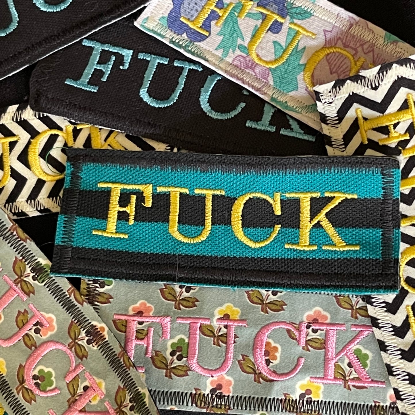 Fuck Embroidered Patch