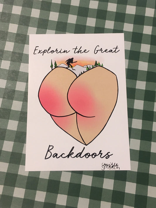 Explorin' the Great Backdoors Print