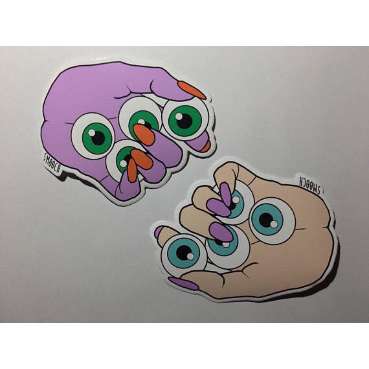 Handful of Eyeballs Vinyl Sticker