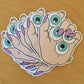 Handful of Eyeballs Vinyl Sticker