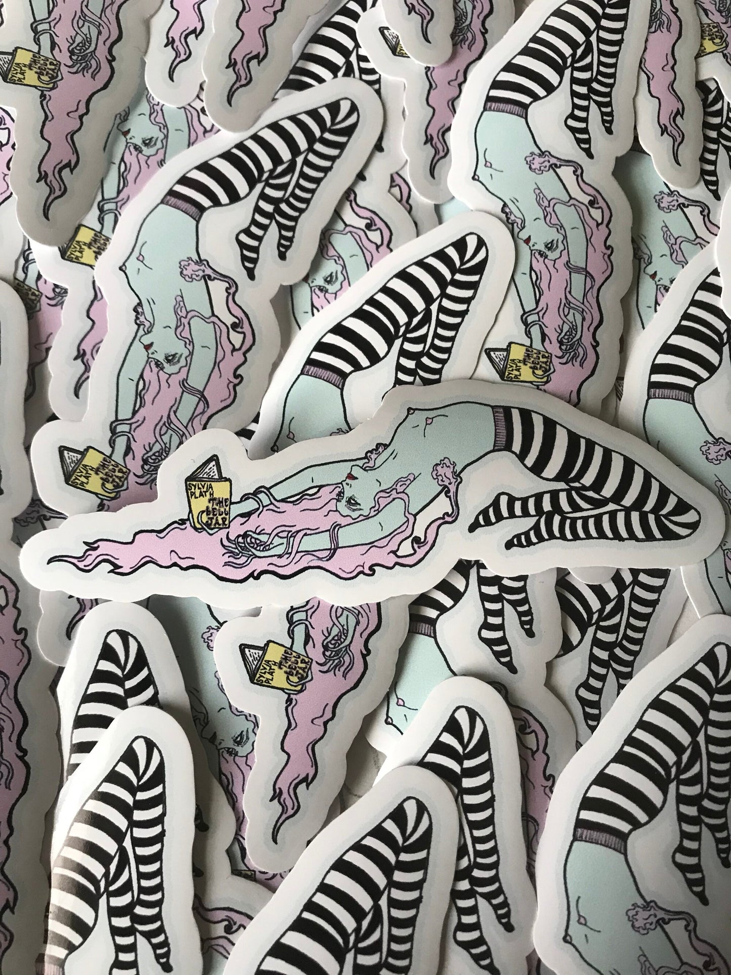 Bell Jar vinyl sticker