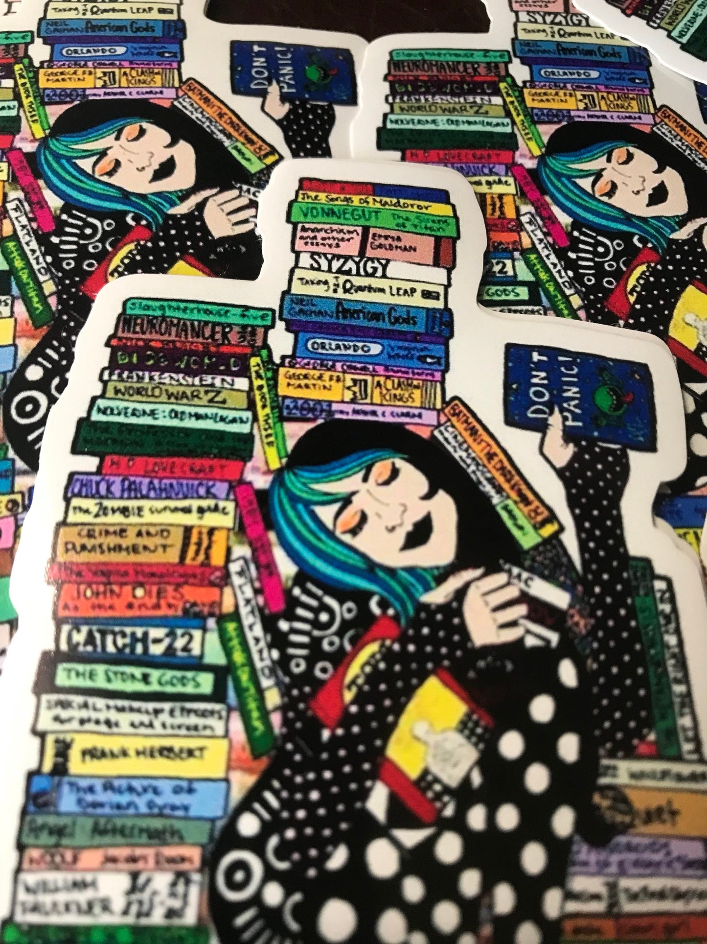 Don't Panic! 4" vinyl sticker