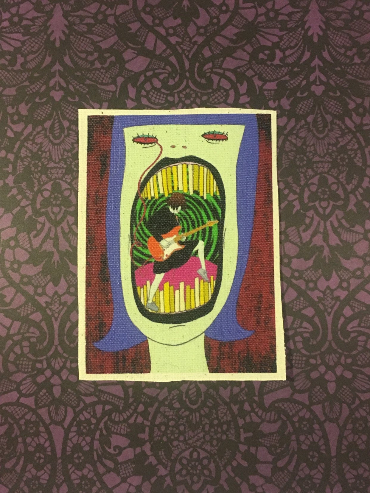 Screaming Females canvas patch