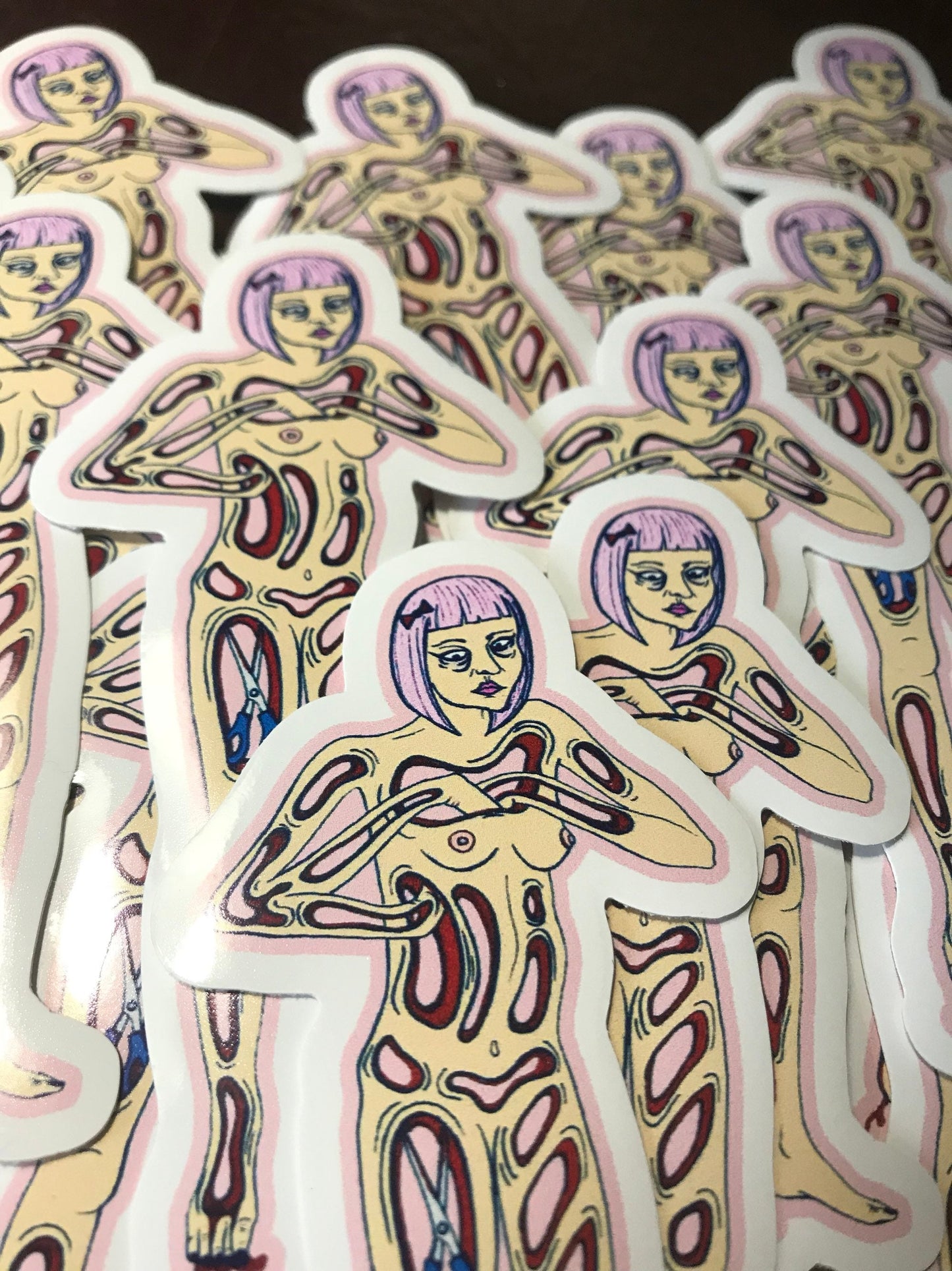 Something's Missing 4" vinyl sticker
