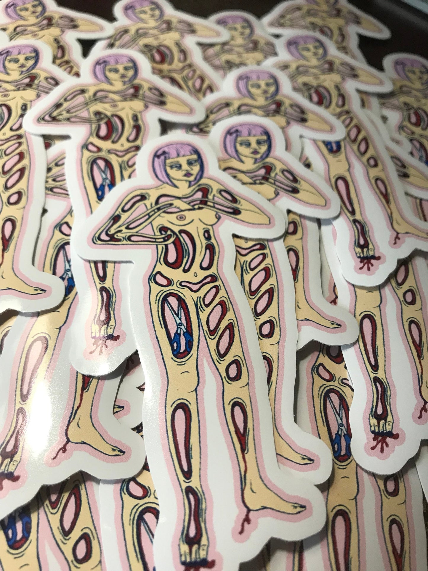 Something's Missing 4" vinyl sticker