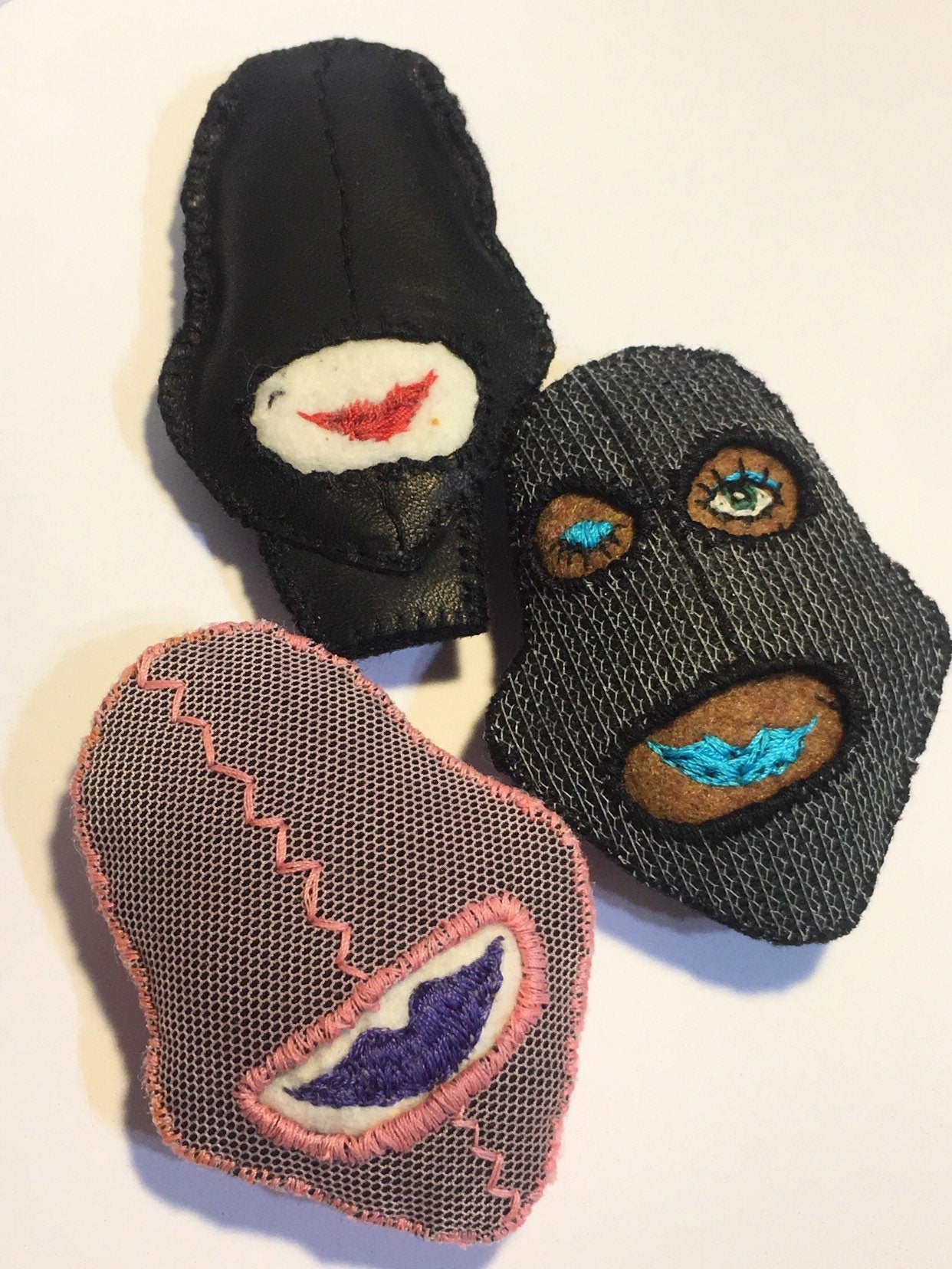 Masked - handmade pins