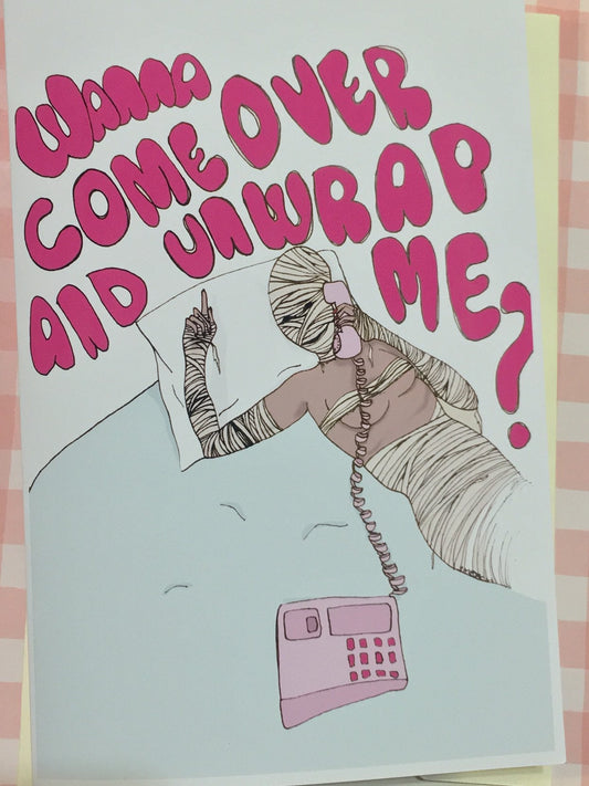 unwrapped romance card- envelope included