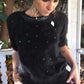 sexy sequin vintage sweater