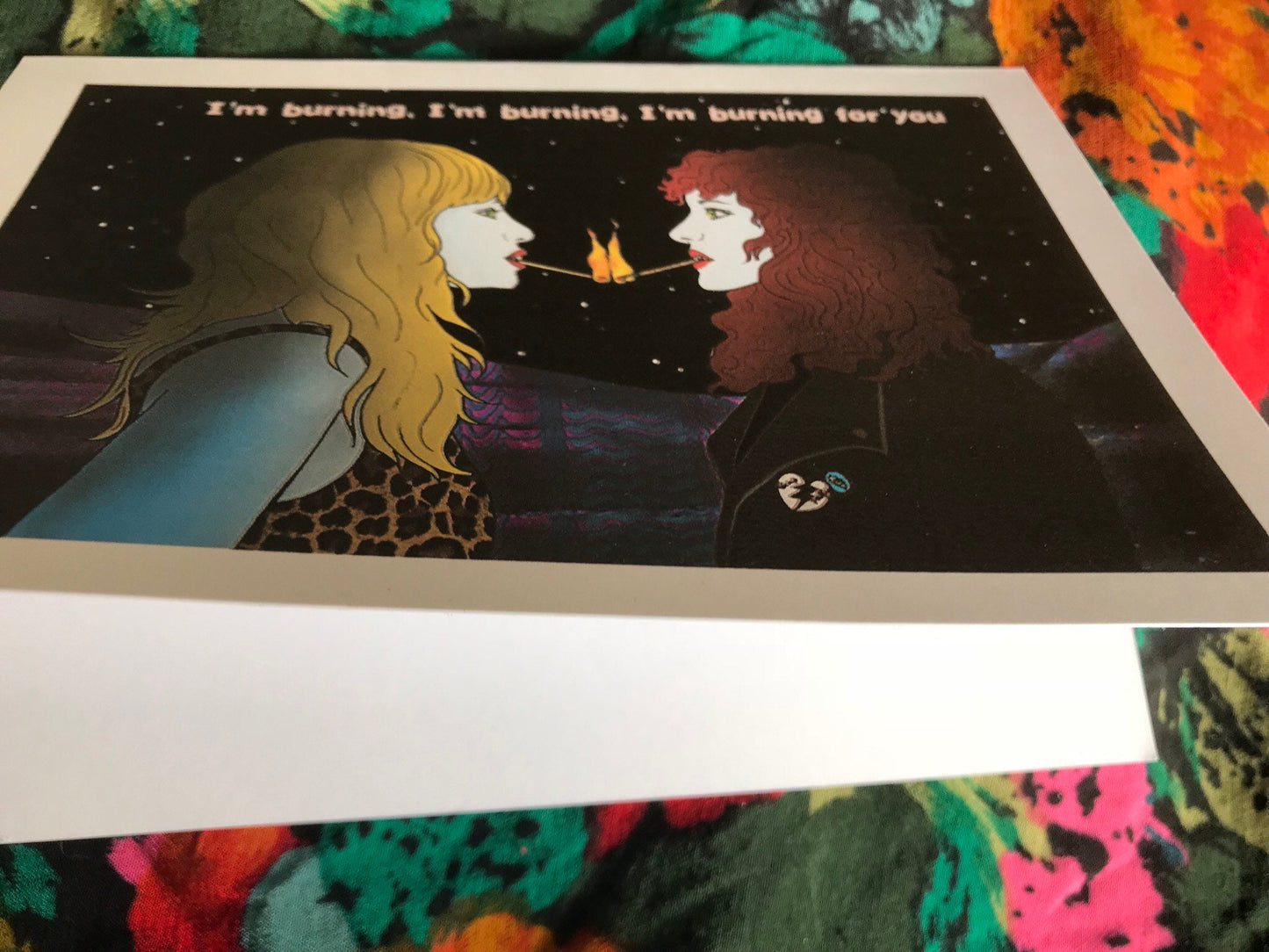 I'm Burning for You Greeting Card