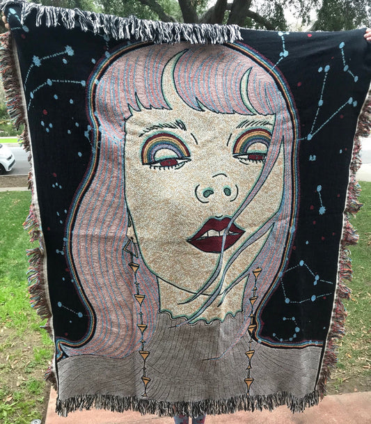 10 of Cups Woven Blanket