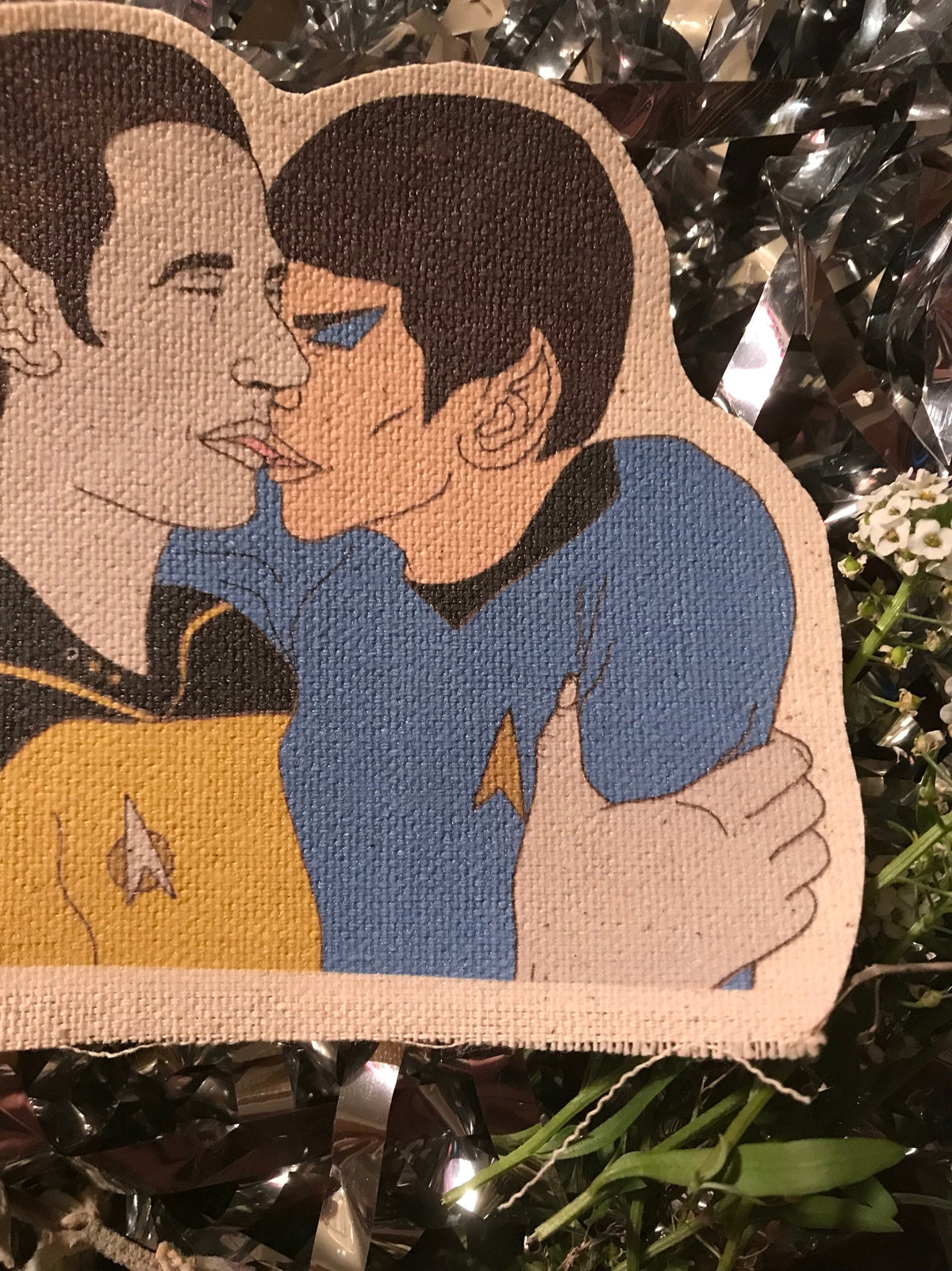 Spock Data Card Spock and Data canvas patch – sicksadgirls