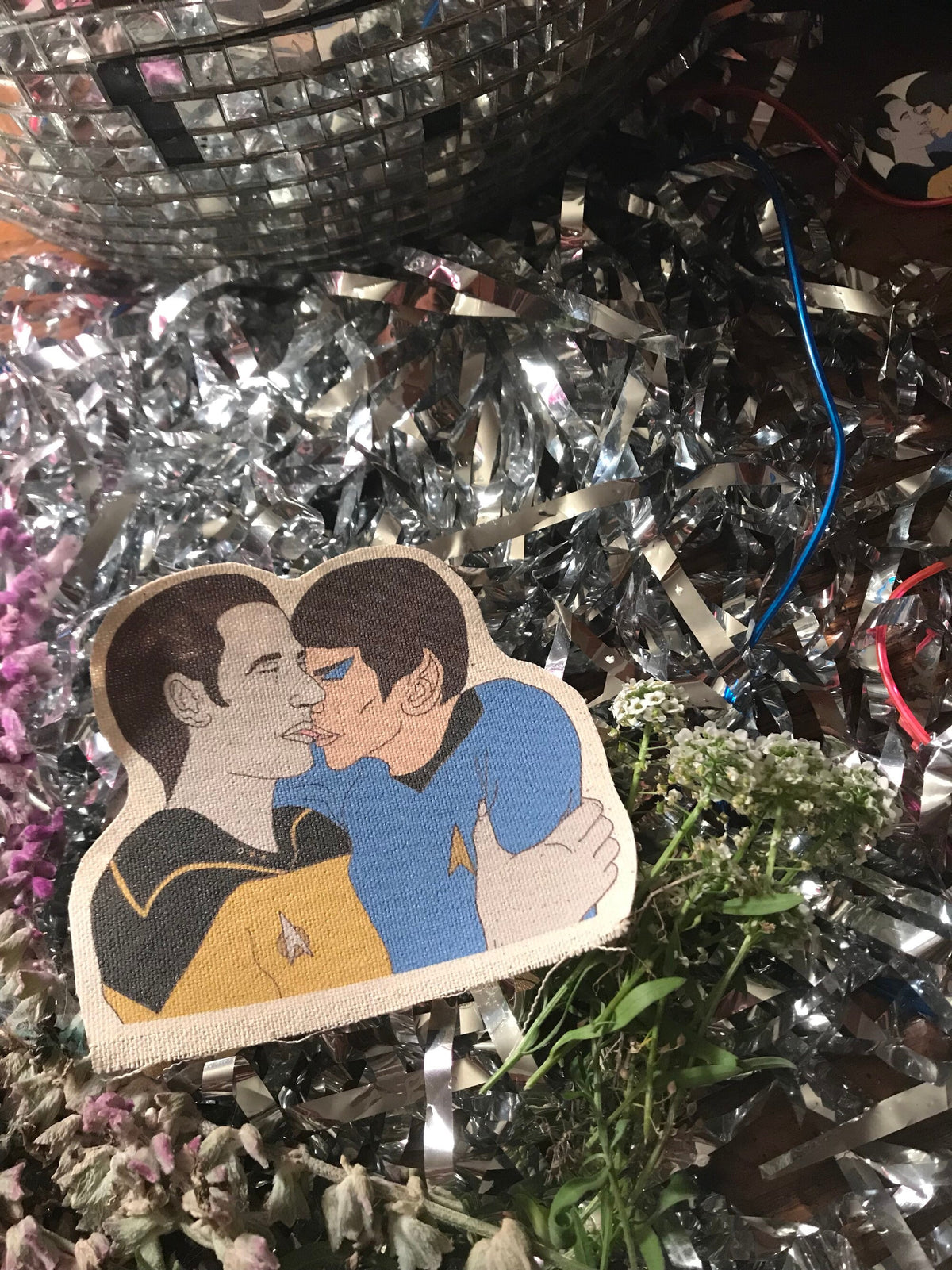 Spock Data Card Spock and Data canvas patch – sicksadgirls