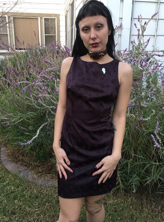 floral satin dream dress