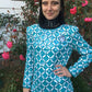 Vintage Heavily Sequined Silk Joan Leslie Talbots