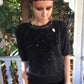 sexy sequin vintage sweater