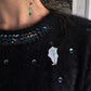 sexy sequin vintage sweater